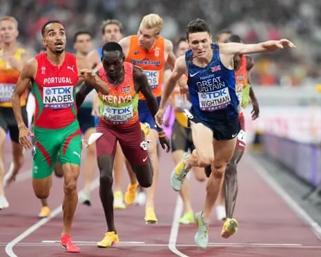 UK's Wightman Denied Gold as Portuguese Isaac Nader Takes Stunning 1500m Win