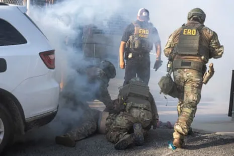 US Law Enforcement Deploy Teargas and Projectiles to Disperse Illinois Immigration Demonstration