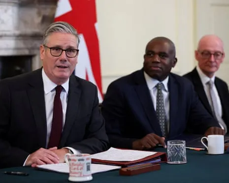 Starmer Leads Government Meeting As Increasing Pressure Following Resignation of Key Staffer
