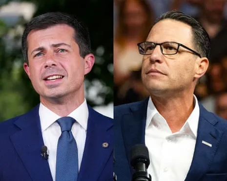 Josh Shapiro along with Transportation Secretary Buttigieg React to Disclosures from VP Harris’s New Book