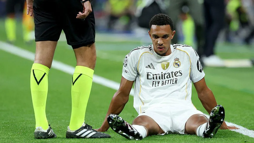 The English defender endures untimely injury in Real Madrid UCL match