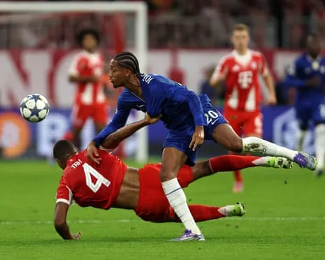 The Blues' boss rages after the German giants center-back Jonathan Tah escapes red card during UCL defeat