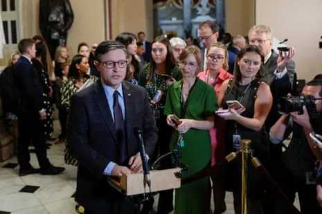 Congress Approves Funding Bill as Democrats Protest Medical Reductions: “We Don’t Serve Trump”